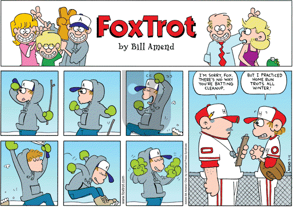 FoxTrot on Sunday March 15, 2009 Comic Strip