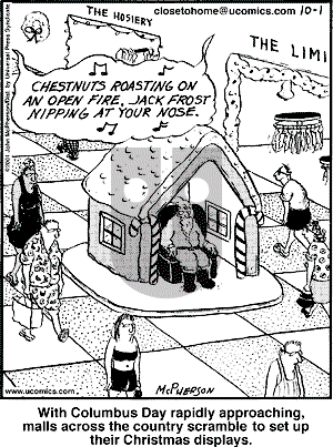Close to Home - Monday October 1, 2001 Comic Strip