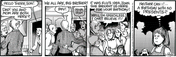 For Better or For Worse on Monday March 1, 1999 Comic Strip