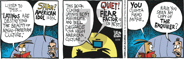 La Cucaracha on Monday March 29, 2004 Comic Strip