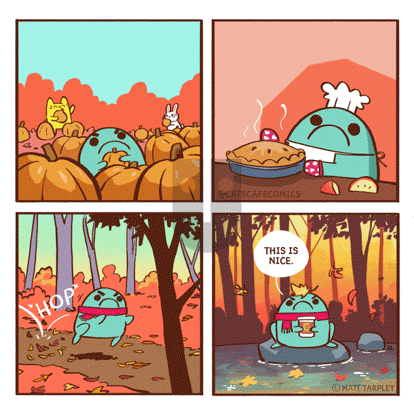 Cat's Cafe on Tuesday October 19, 2021 Comic Strip