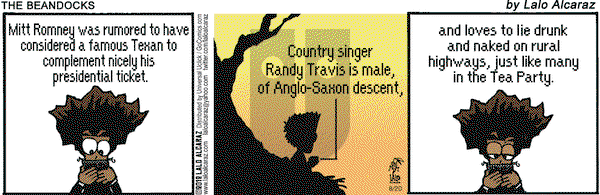 La Cucaracha on Monday August 20, 2012 Comic Strip