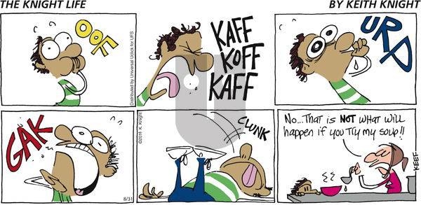 The Knight Life on Sunday August 31, 2014 Comic Strip