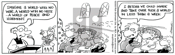 Soup to Nutz - Old on Thursday April 21, 2005 Comic Strip