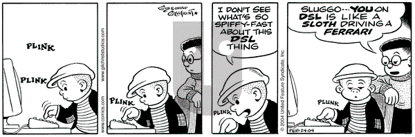 Nancy on Tuesday February 24, 2004 Comic Strip