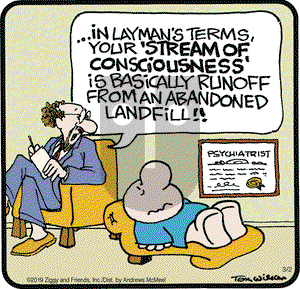 Ziggy on Saturday March 2, 2019 Comic Strip