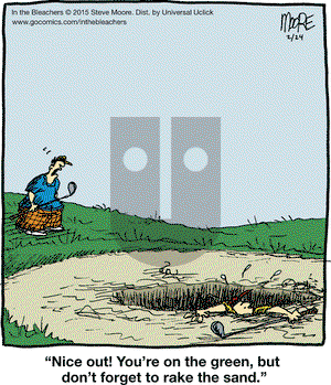 In the Bleachers on Tuesday February 24, 2015 Comic Strip
