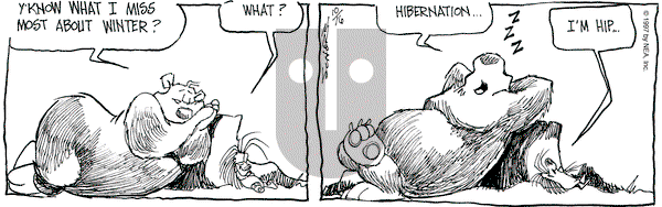 The Grizzwells on Thursday October 16, 1997 Comic Strip