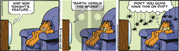 Garfield on Monday November 8, 2010 Comic Strip