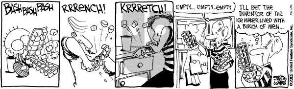 The Buckets on Monday March 11, 2002 Comic Strip