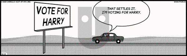 F Minus on Monday October 13, 2008 Comic Strip