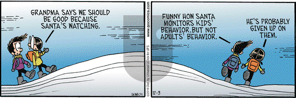 Grand Avenue on Saturday December 3, 2016 Comic Strip