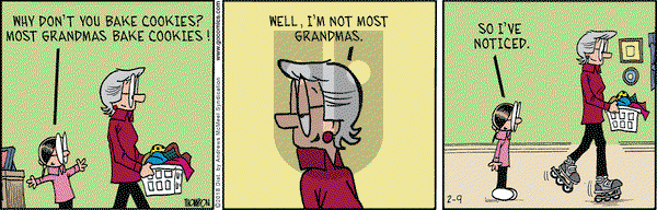 Grand Avenue on Friday February 9, 2018 Comic Strip