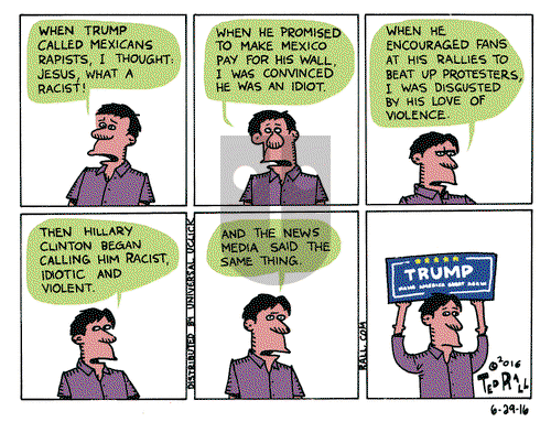 Ted Rall on Wednesday June 29, 2016 Comic Strip