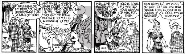 Alley Oop on Friday October 8, 1954 Comic Strip