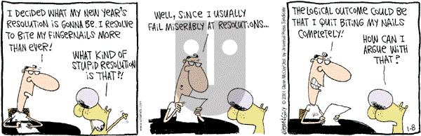 The Duplex on Monday January 8, 2001 Comic Strip