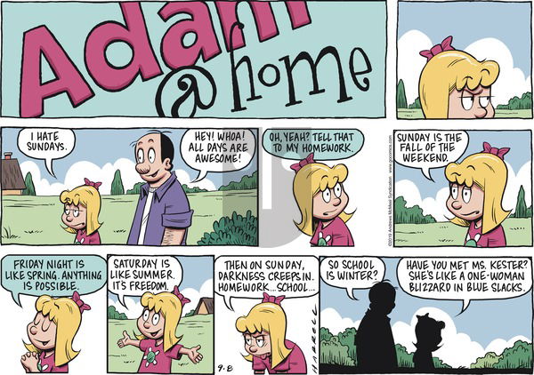 Adam@Home on Sunday September 8, 2019 Comic Strip
