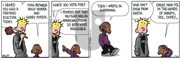 Frazz on Tuesday November 2, 2004 Comic Strip