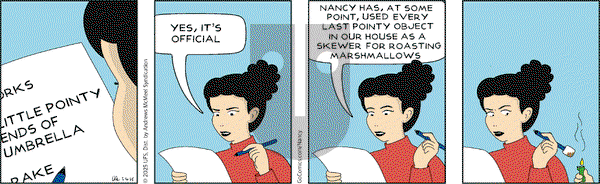 Nancy on Friday May 16, 2025 Comic Strip