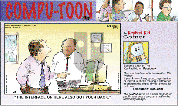 Compu-toon on Sunday January 15, 2012 Comic Strip