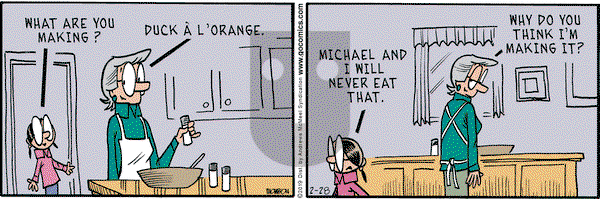 Grand Avenue on Thursday February 28, 2019 Comic Strip