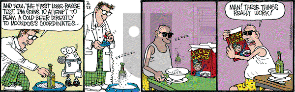Monty on Wednesday February 28, 2018 Comic Strip