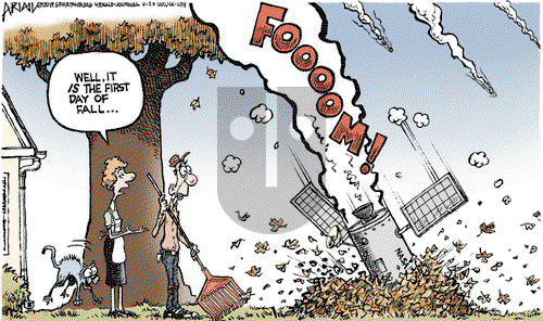 Robert Ariail - Friday September 23, 2011 Comic Strip