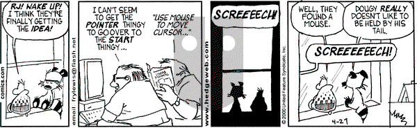 Over the Hedge on Thursday April 27, 2000 Comic Strip