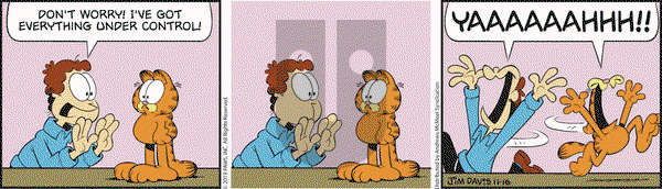 Garfield on Saturday November 16, 2019 Comic Strip