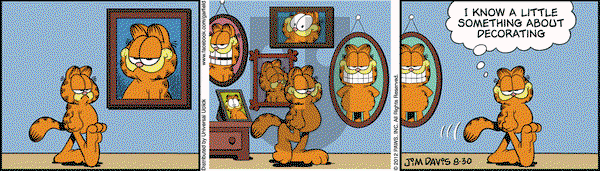Garfield on Thursday August 30, 2012 Comic Strip
