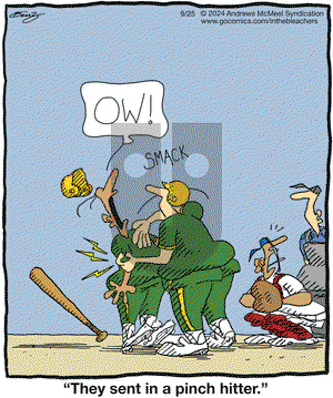 In the Bleachers - Wednesday September 25, 2024 Comic Strip