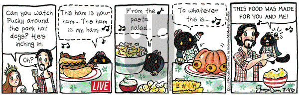 Breaking Cat News on Wednesday July 4, 2018 Comic Strip