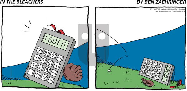 In the Bleachers on Sunday July 7, 2019 Comic Strip