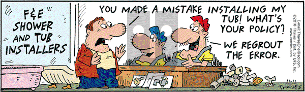 Frank and Ernest on Thursday November 11, 2010 Comic Strip