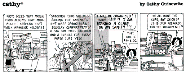 Cathy Classics on Monday July 28, 1997 Comic Strip