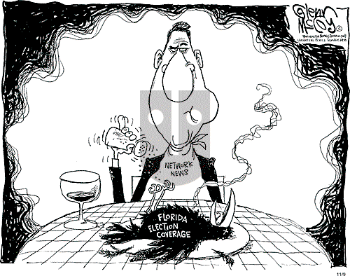 Glenn McCoy on Thursday November 9, 2000 Comic Strip