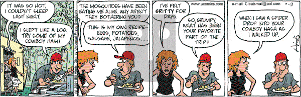 Cleats - Tuesday July 13, 2004 Comic Strip