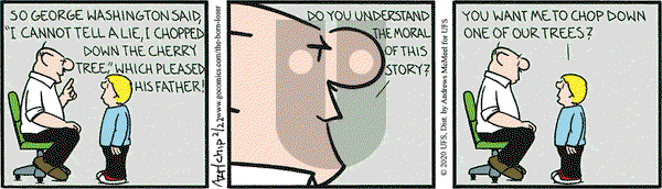 The Born Loser on Saturday February 22, 2020 Comic Strip