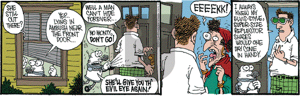 Monty on Thursday April 23, 2015 Comic Strip