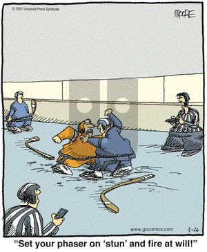 In the Bleachers on Monday March 26, 2007 Comic Strip