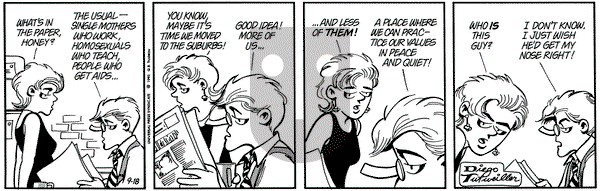 Doonesbury on Friday September 18, 1992 Comic Strip