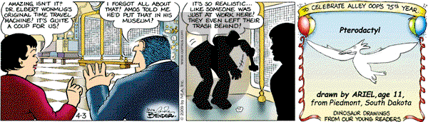 Alley Oop on Friday April 3, 2009 Comic Strip