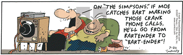 Frank and Ernest on Friday July 20, 2007 Comic Strip