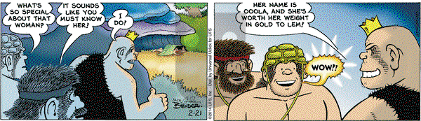 Alley Oop on Friday February 21, 2014 Comic Strip