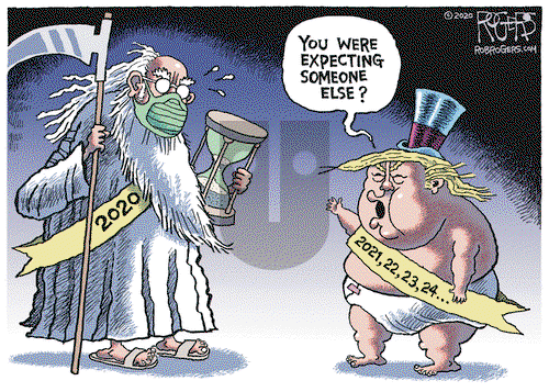 Rob Rogers on Thursday December 31, 2020 Comic Strip