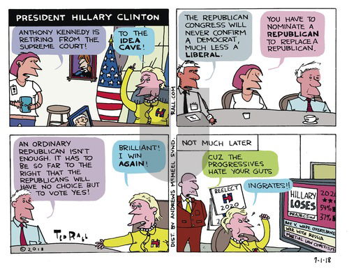Ted Rall on Sunday July 1, 2018 Comic Strip