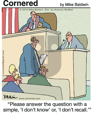 Cornered on Thursday July 4, 2019 Comic Strip