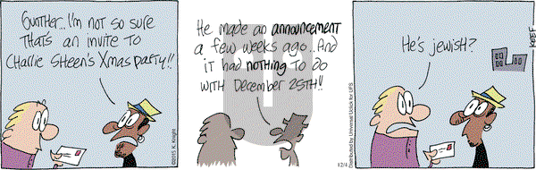 The Knight Life on Friday December 4, 2015 Comic Strip