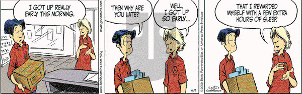 Baldo on Wednesday April 1, 2009 Comic Strip
