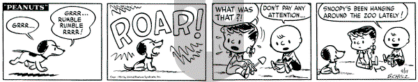 Peanuts on Tuesday September 11, 1951 Comic Strip